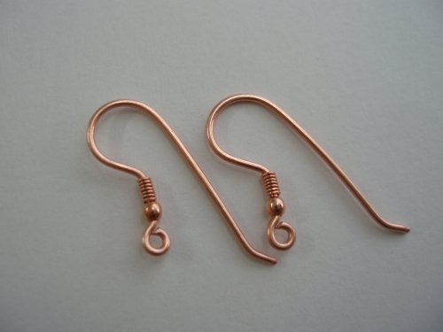 Abby Hook's Coiled Ear Wires - Final stage, Findings & Components, Toggles & Clasps, Earwire & Headpin, Coiling, Coiling Wire, Wire Coiling, bend the tips